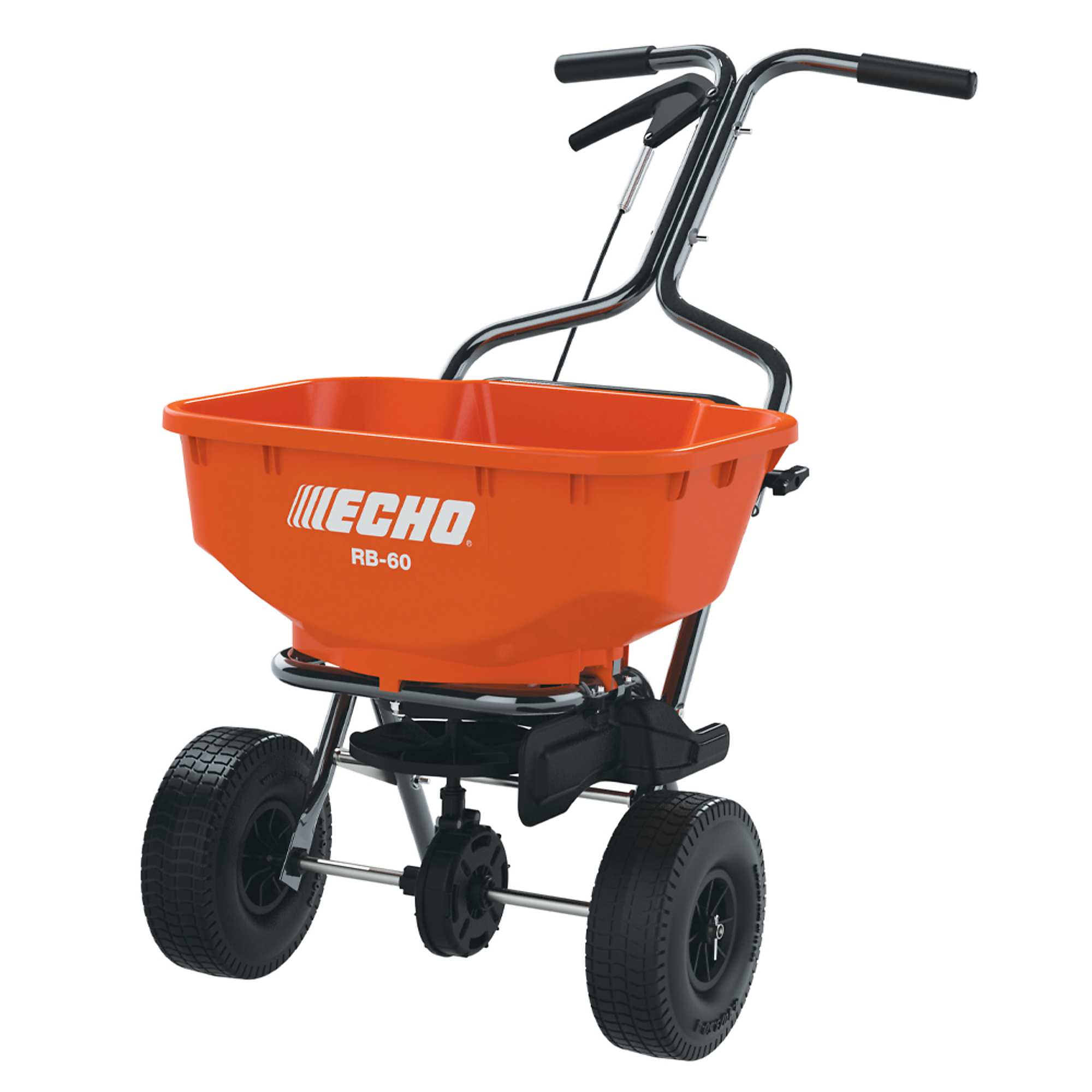 ECHO, Heavy Duty Turf Broadcast Spreader, 60 lb. Hopper, 8' Spread Pattern, Model# RB-60